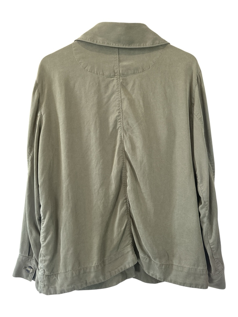Treasure and bond Olive Utility Jacket for Women Casual Lightweight Field Coat M - Picture 3 of 9